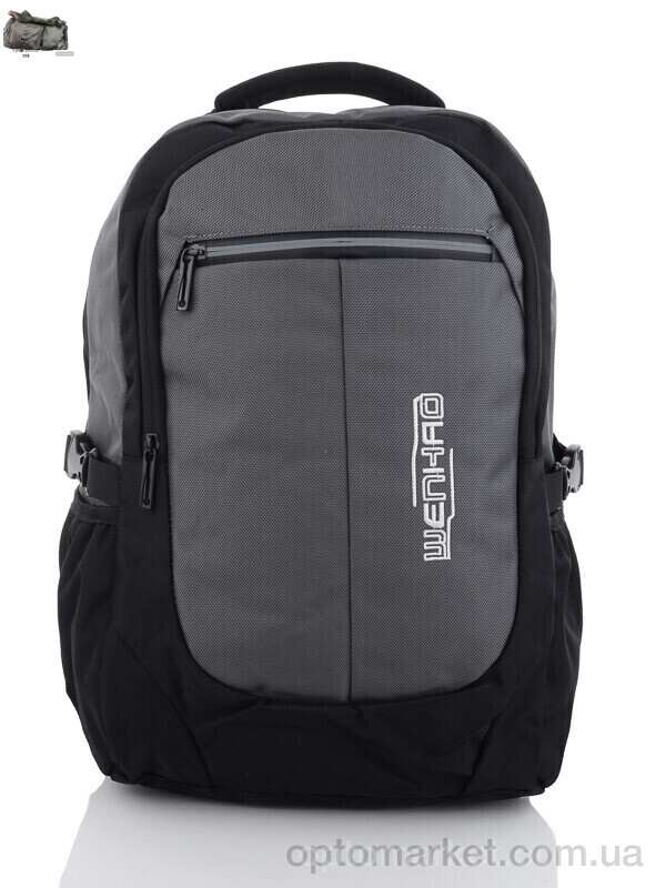 Купить Рюкзак чоловічі 6165 grey Shunyushoudai сірий, фото 1