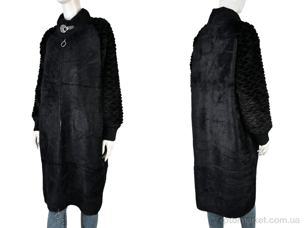 Купить Пальто жіночі 6171 black Edel чорний, фото 3