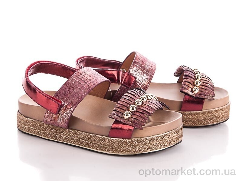 Купить Босоніжки дитячі 6176-2 С.Луч бордовий, фото 1