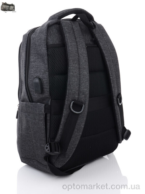 Купить Рюкзак чоловічі 618 grey Superbag сірий, фото 2