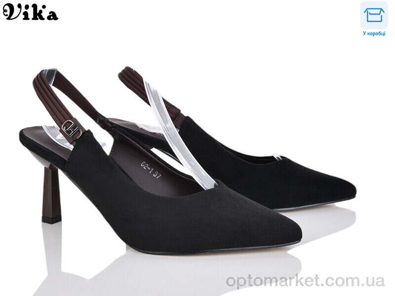Купить Туфлі жіночі 62-1 Vika чорний, фото 1