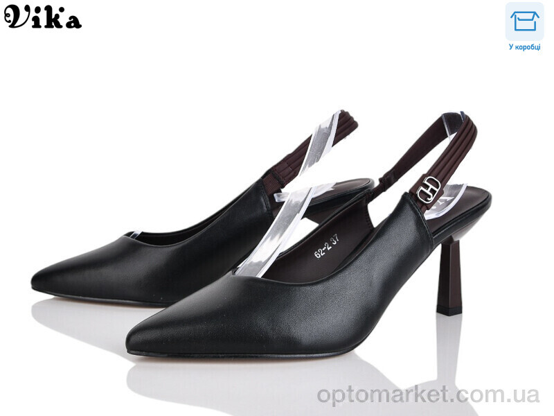 Купить Туфлі жіночі 62-2 Vika чорний, фото 1