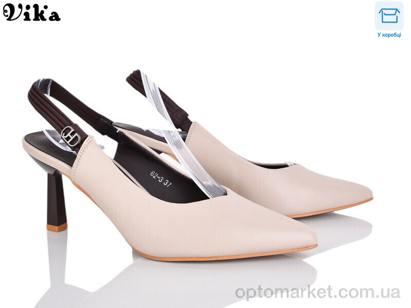Купить Туфлі жіночі 62-3 Vika бежевий, фото 1