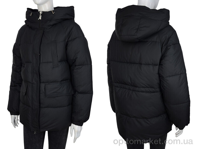 Купить Куртка жіночі 620 black Aixiaohua чорний, фото 3