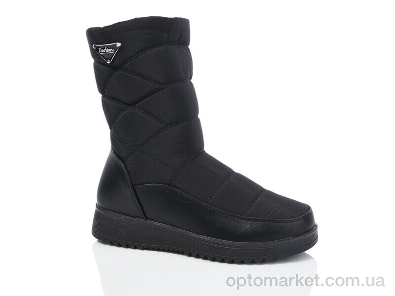 Купить Дутики жіночі 620 Minghong чорний, фото 1