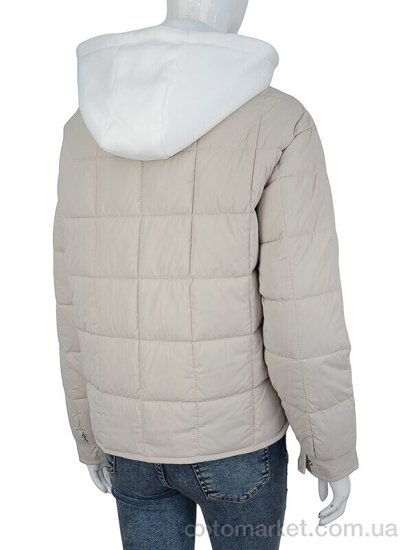 Купить Куртка жіночі 6211-1 beige TurnHug бежевий, фото 2
