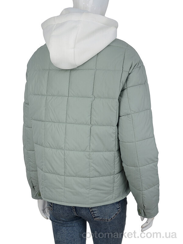 Купить Куртка жіночі 6211-1 green TurnHug зелений, фото 2