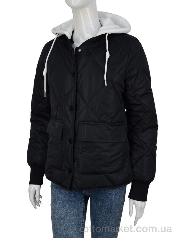 Купить Куртка жіночі 6215-1 black TurnHug чорний, фото 1