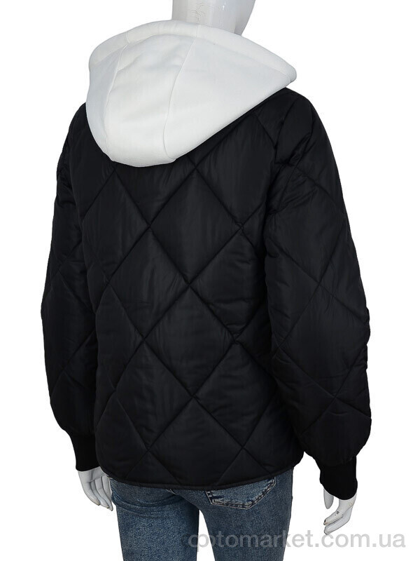 Купить Куртка жіночі 6215-1 black TurnHug чорний, фото 2