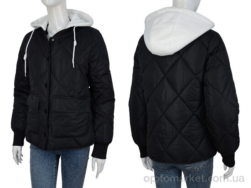 Купить Куртка жіночі 6215-1 black TurnHug чорний, фото 3