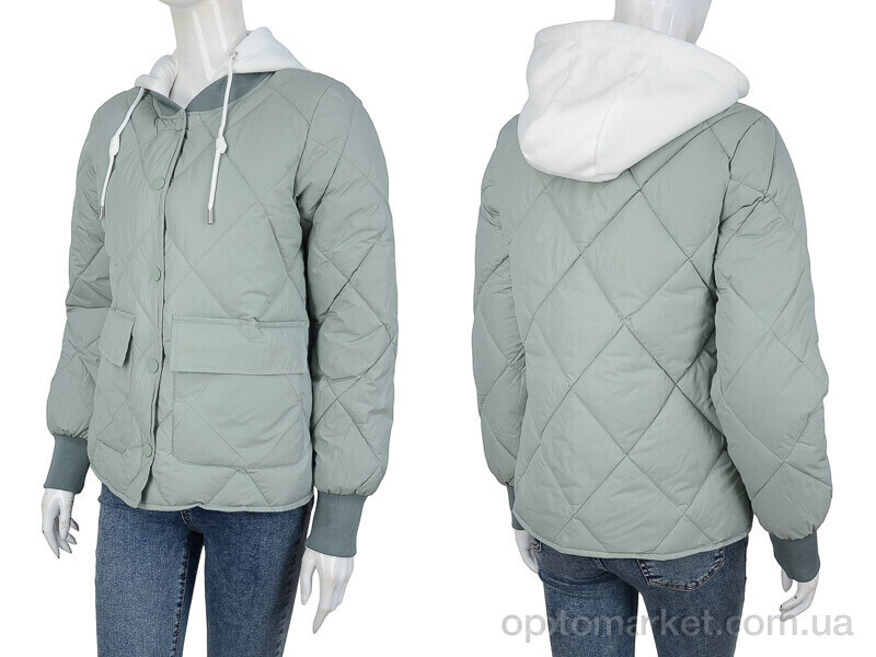 Купить Куртка жіночі 6215-1 green TurnHug зелений, фото 3