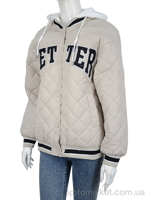 Купить Куртка жіночі 6218 beige TurnHug бежевий, фото 1