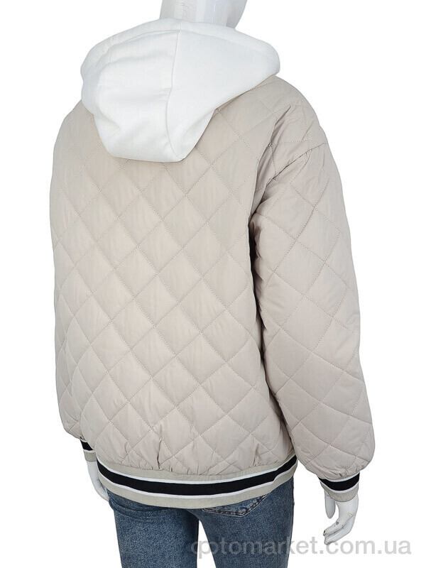 Купить Куртка жіночі 6218 beige TurnHug бежевий, фото 2