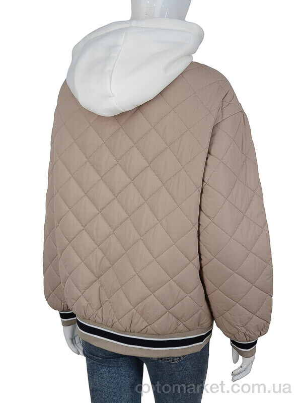 Купить Куртка жіночі 6218 d.beige TurnHug бежевий, фото 2