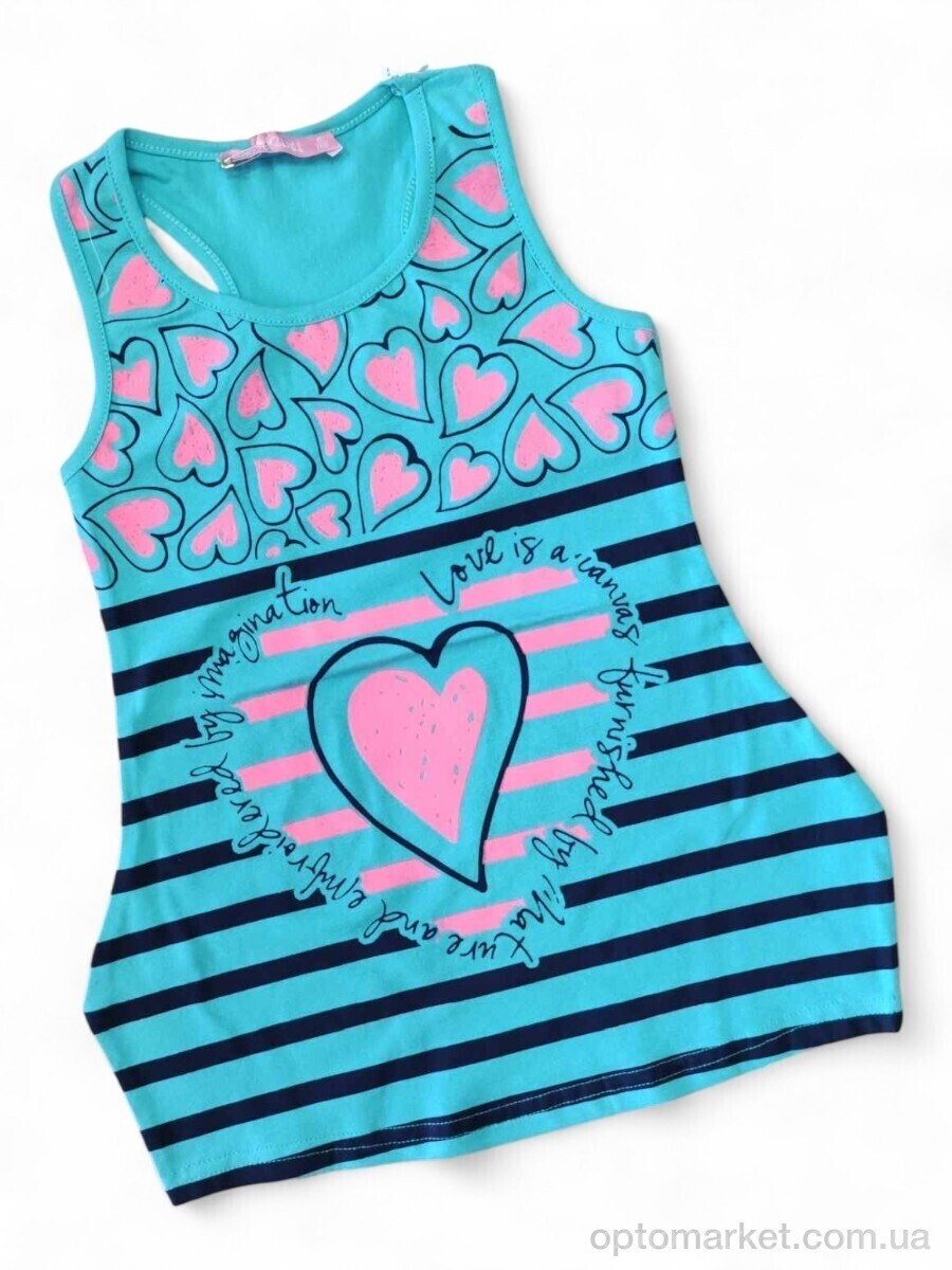 Купить Футболка дитячі 6234 бірюзовий Bermini Kids блакитний, фото 1