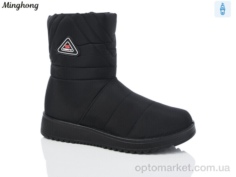 Купить Дутики жіночі 625 Minghong чорний, фото 1