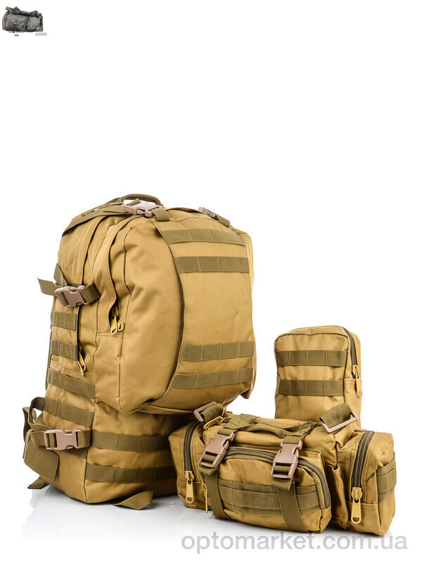 Купить Рюкзак чоловічі 626 beige Superbag хакі, фото 3