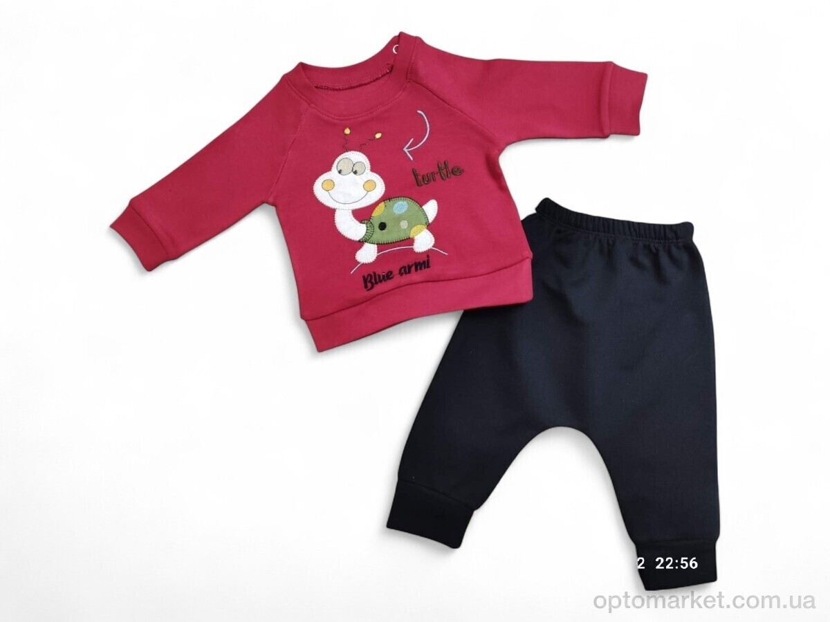 Купить Комплекти дитячі дитячі 626 червоний батнік-штани Blue Armi червоний, фото 1
