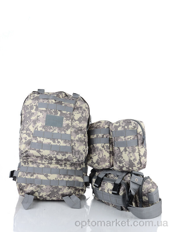 Купить Рюкзак чоловічі 626 grey Superbag сірий, фото 4