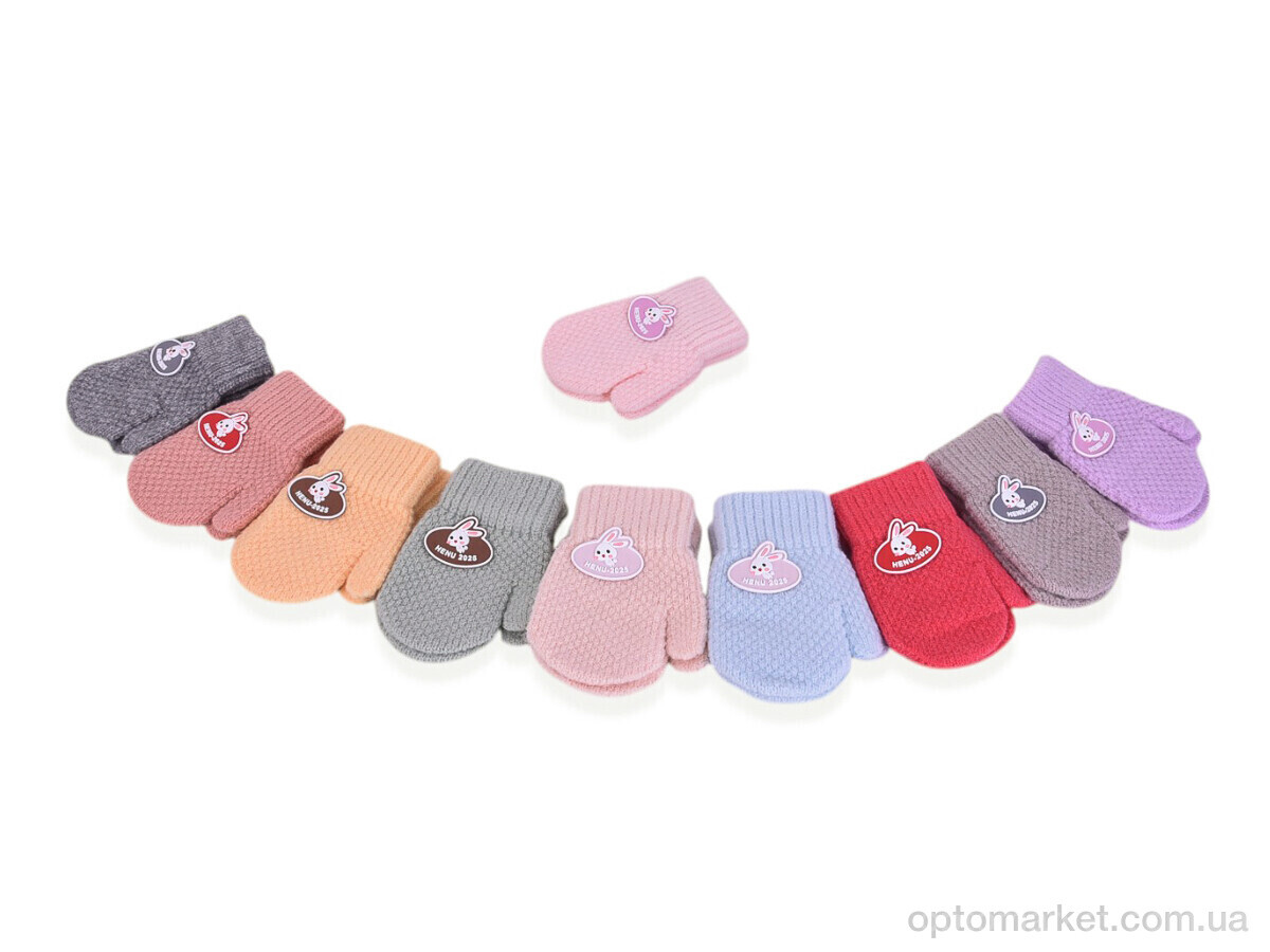 Купить Рукавиці дитячі 6262 mix Henu мікс, фото 1