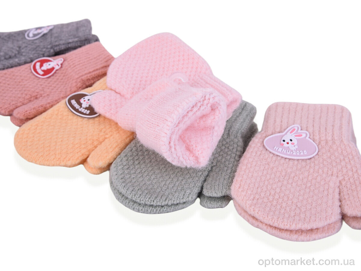 Купить Рукавиці дитячі 6262 mix Henu мікс, фото 2