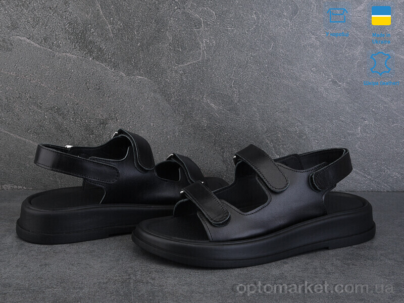 Купить Босоніжки жіночі 626–2 Ailinda чорний, фото 2