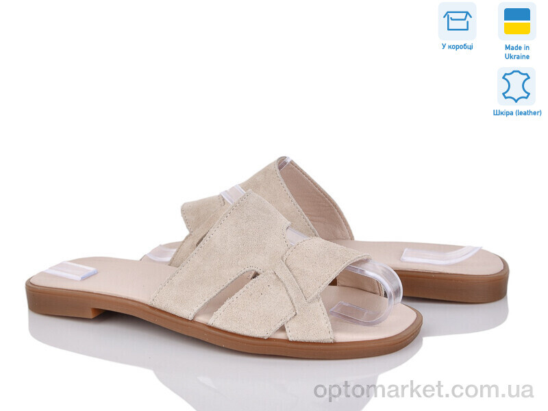 Купить Шльопанці жіночі 629 беж.з. Под заказ G-Aira бежевий, фото 1