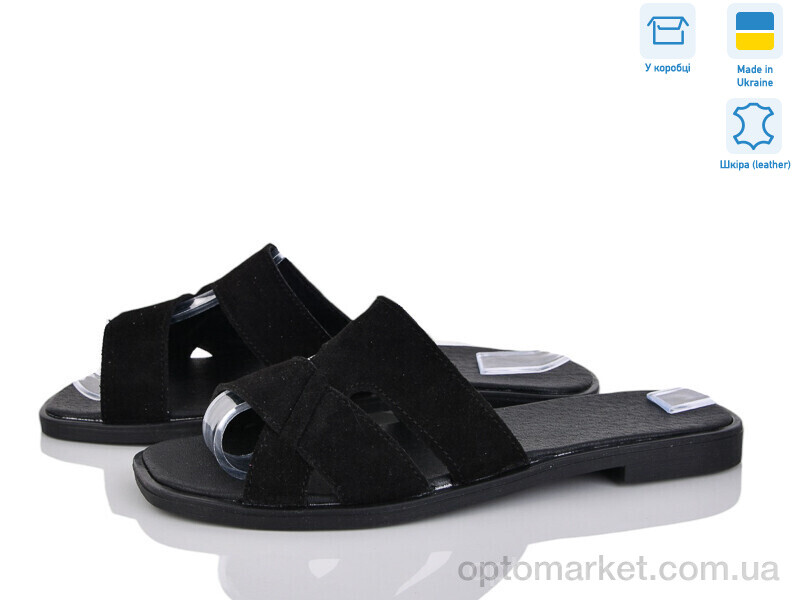 Купить Шльопанці жіночі 629 ч.з. G-Aira чорний, фото 1