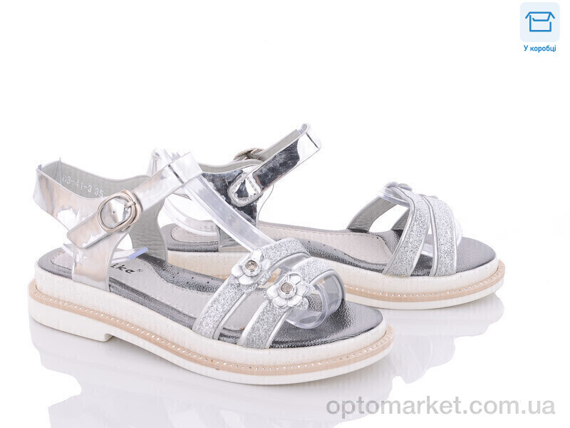 Купить Босоніжки дитячі 63-41-3 Yalike срібний, фото 1