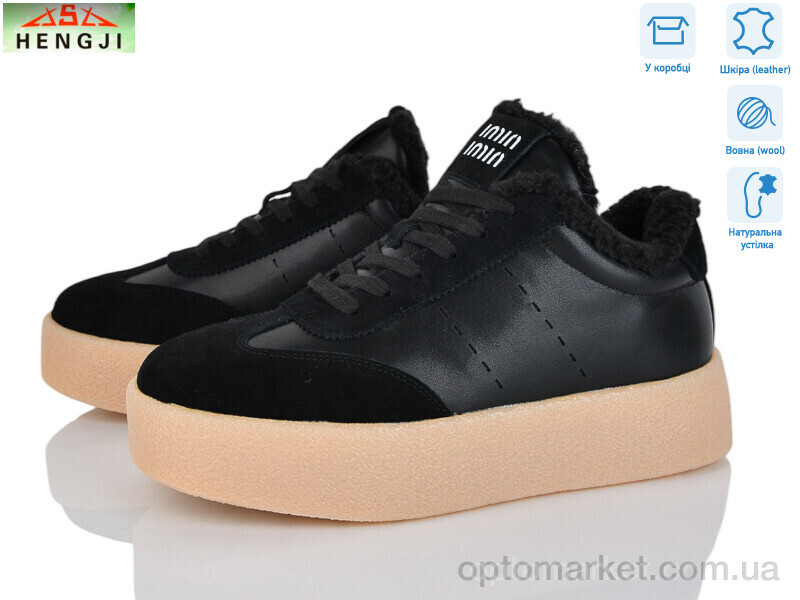 Купить Кросівки жіночі 632-1 Hengji чорний, фото 1