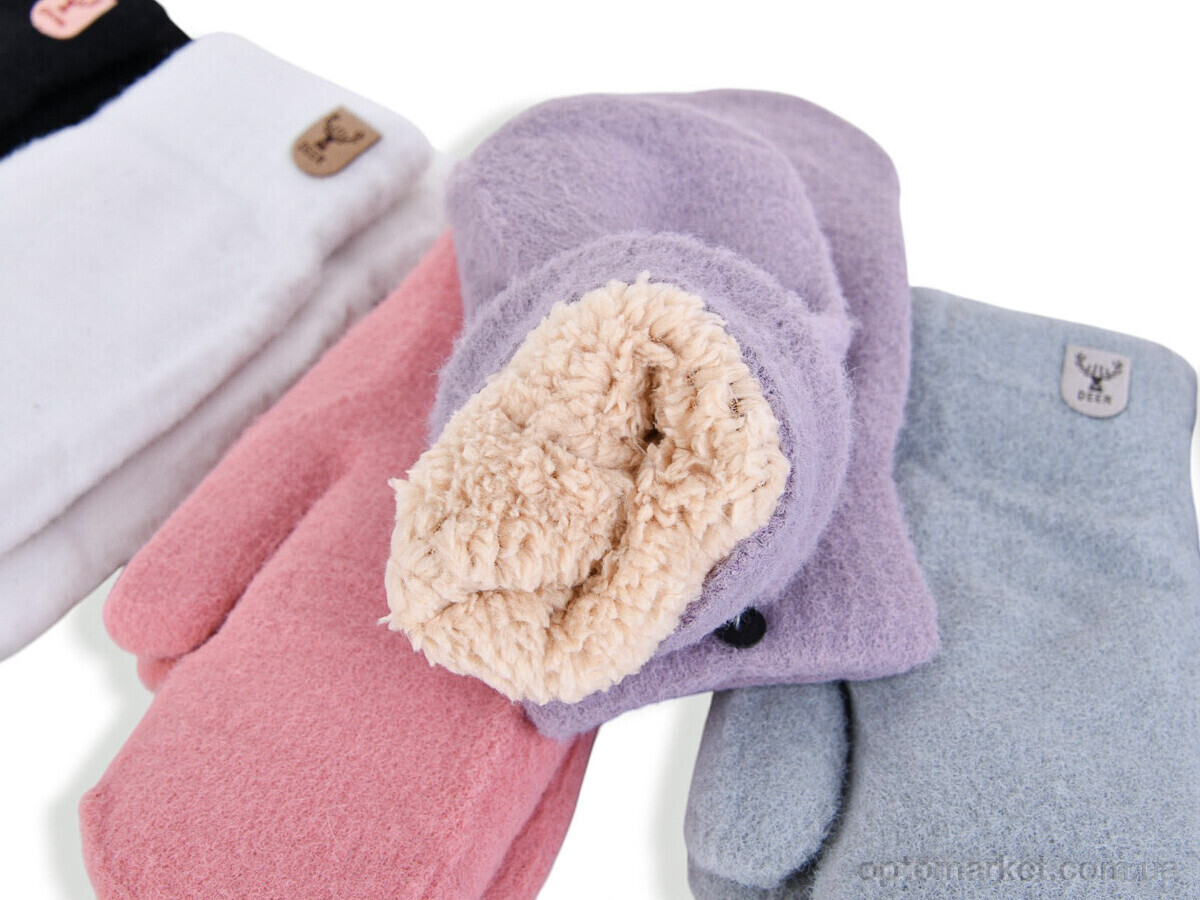 Купить Рукавиці жіночі 6359 mix Корона мікс, фото 2