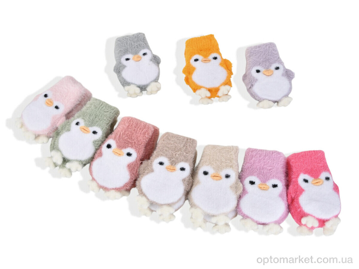 Купить Рукавиці дитячі 6371S (норка) mix Henu мікс, фото 1