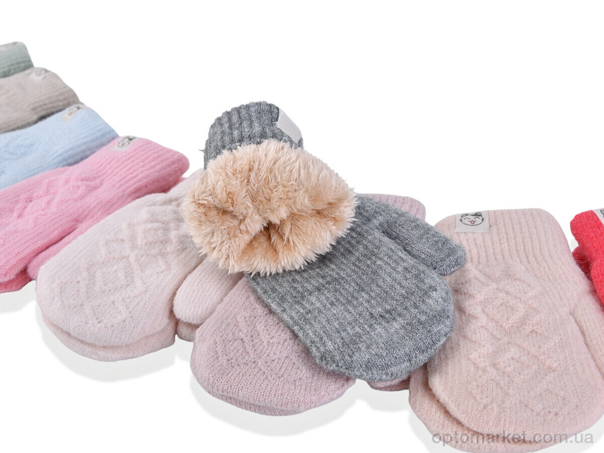 Купить Рукавиці дитячі 6372 (акрил) mix Henu мікс, фото 2