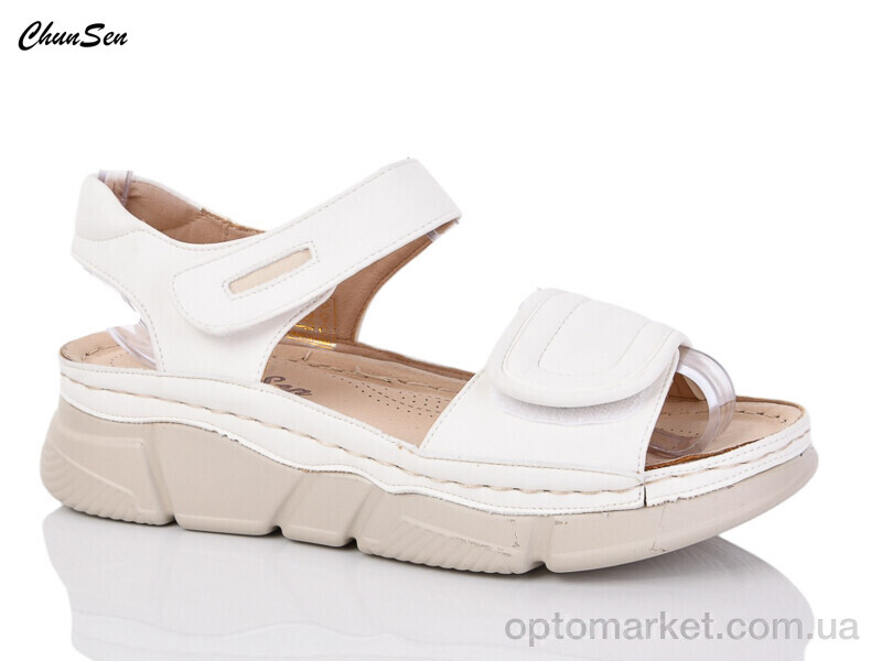 Купить Босоніжки жіночі 6380-3 Chunsen білий, фото 1