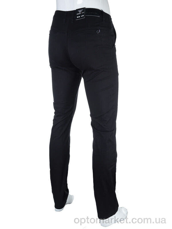 Купить Брюки чоловічі 640129(05892) black LS.Luwans чорний, фото 2