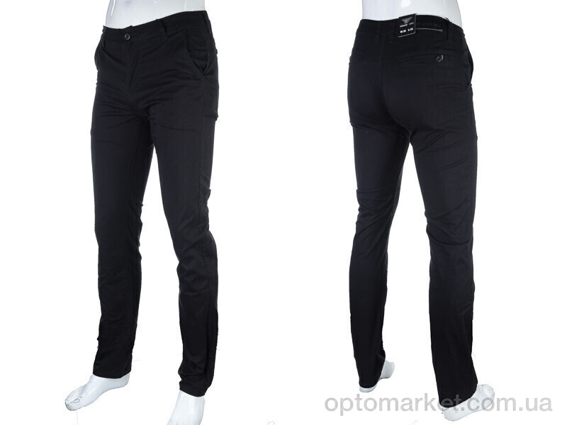 Купить Брюки чоловічі 640129(05892) black LS.Luwans чорний, фото 3