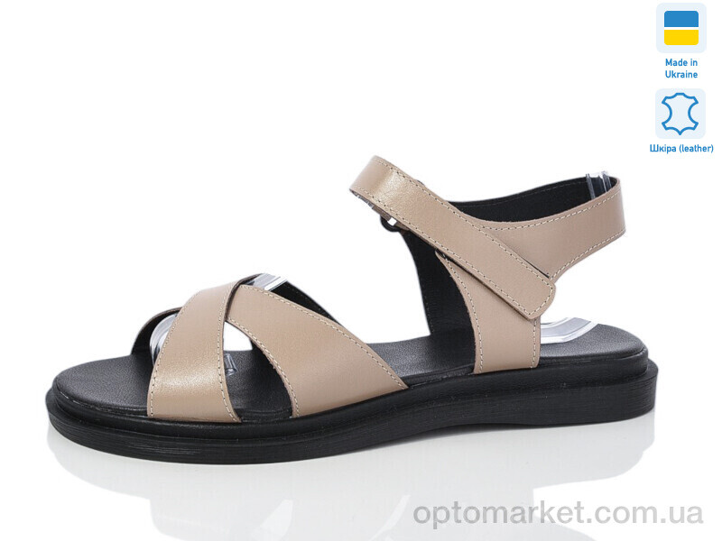 Купить Босоніжки жіночі 65 капучино к. Sali коричневий, фото 1