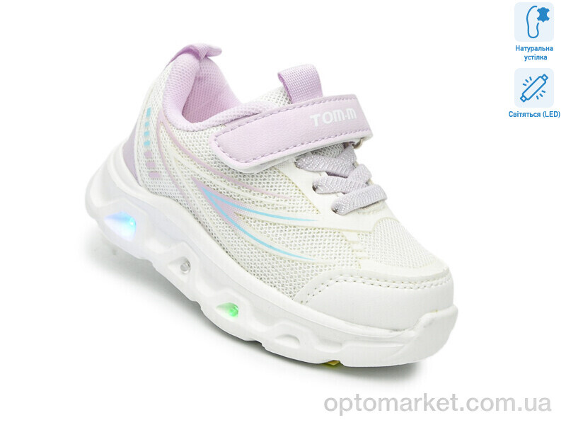 Купить Кросівки дитячі 65049D LED TOM.M білий, фото 1