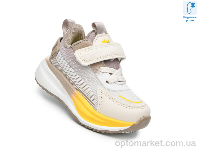 Купить Кросівки дитячі 65084E Флип бежевий, фото 1