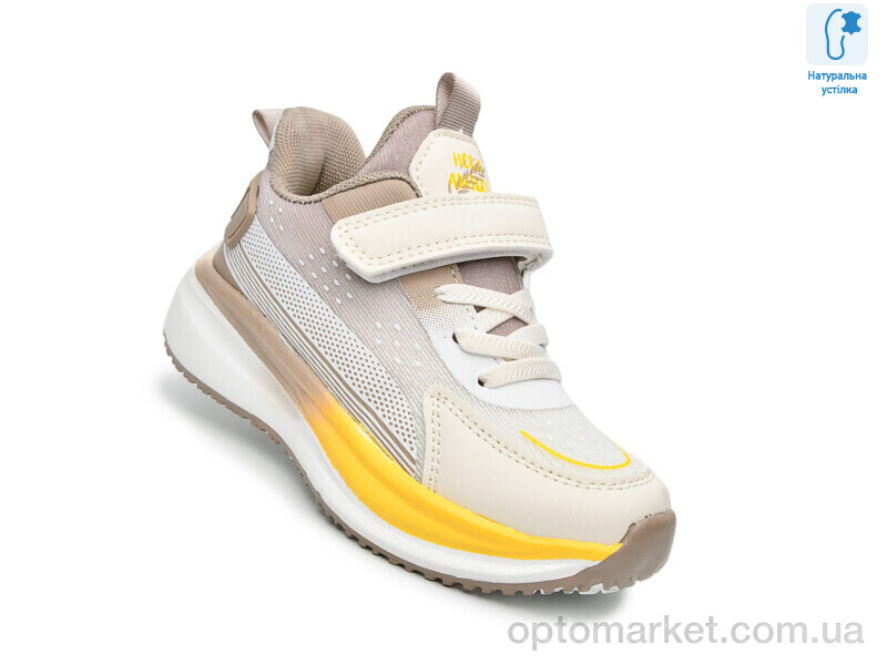 Купить Кросівки дитячі 65087E Флип бежевий, фото 1