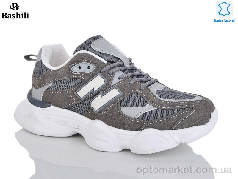 Купить Туфлі жіночі 65100-7 піна Башили сірий, фото 1