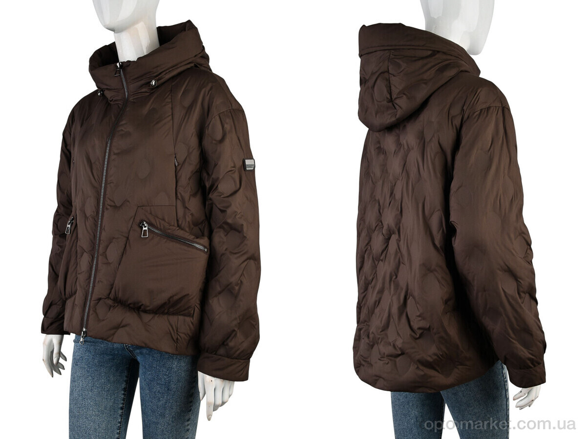 Купить Куртка жіночі 6539-64 brown FineBabyCat коричневий, фото 3