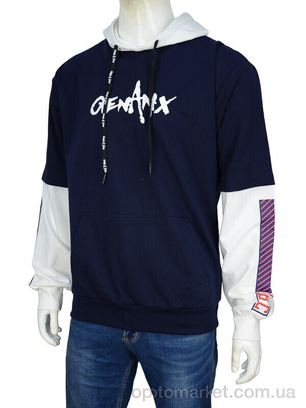 Купить Батник чоловічі 6582-3 navy (06895) Godsend синій, фото 1