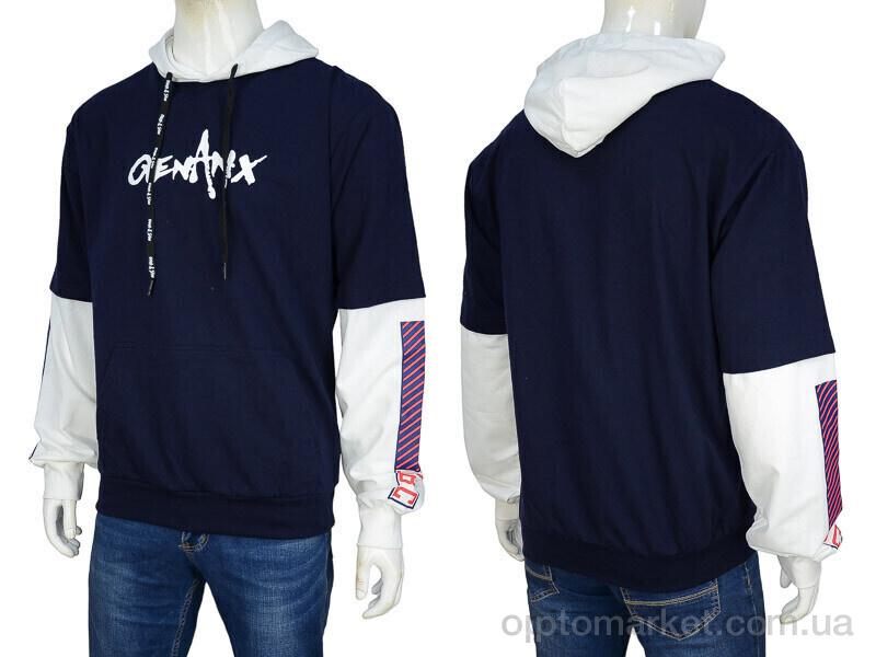 Купить Батник чоловічі 6582-3 navy (06895) Godsend синій, фото 3