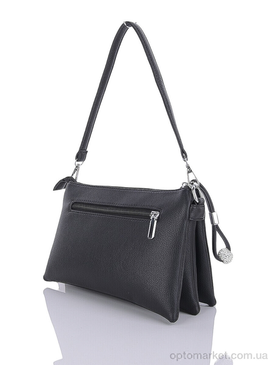 Купить Сумка женская 66027 black (16x26x9) Deliluna чорний, фото 2