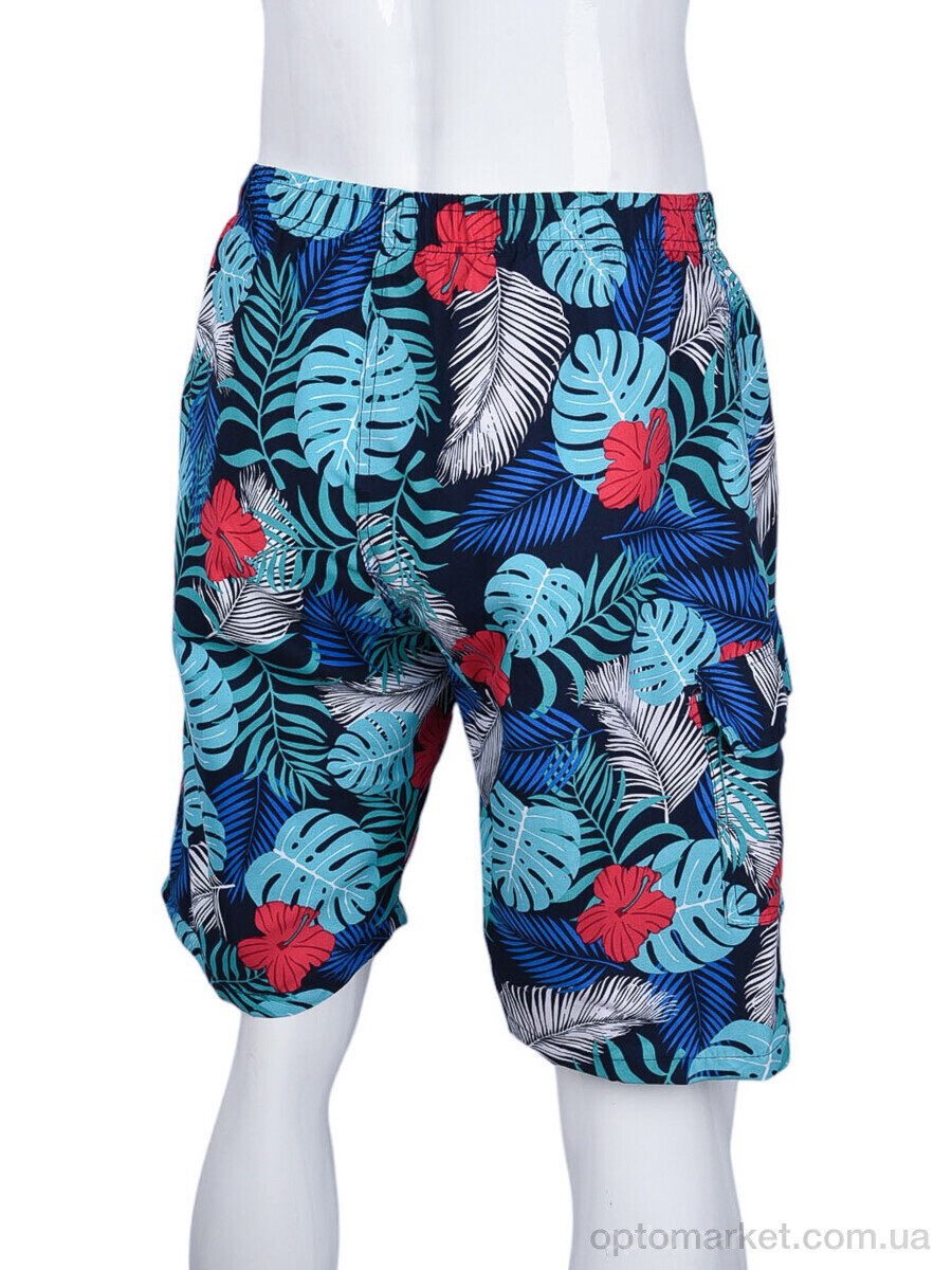 Купить Шорти чоловічі 6605 (08850) blue-green Miaozixin синій, фото 2