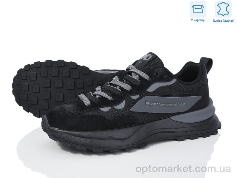 Купить Кросівки чоловічі 6606-1 норма MD чорний, фото 1