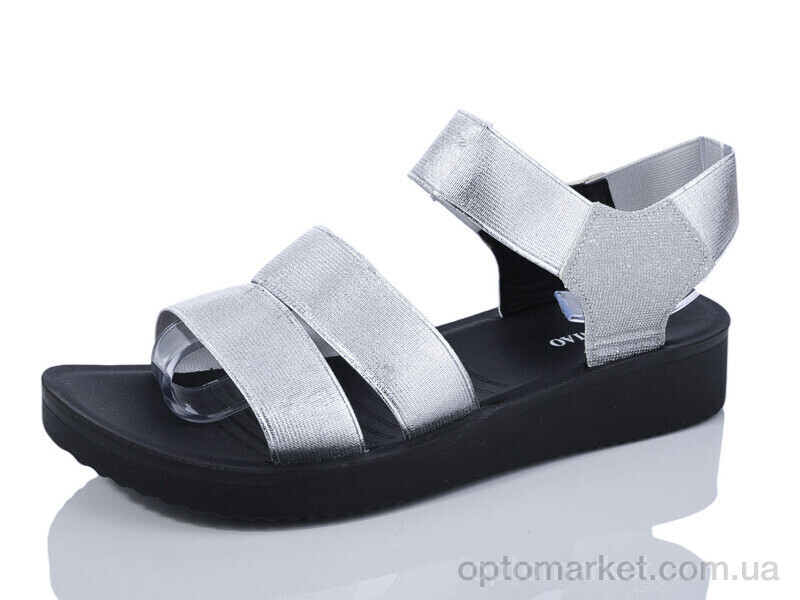 Купить Босоніжки жіночі 6607-3 YAQINIAO срібний, фото 1