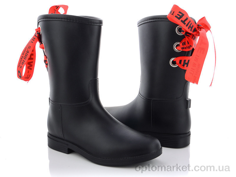 Купить Гумове взуття жіночі 6608-1R Class Shoes чорний, фото 1