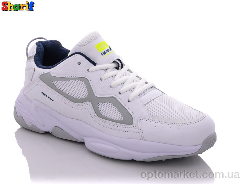 Купить Кросівки чоловічі 66094-3 Bestof білий, фото 1